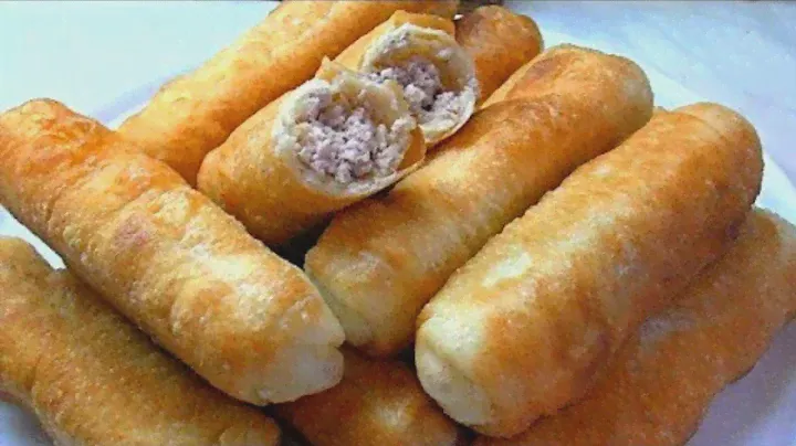 НОВЫЙ КИТАЙСКИЙ ТРЮК!ЭТО КРУЧЕ ЧЕМ БЕЛЯШИ И ЧЕБУРЕКИ! ДОБАВЬТЕ 2 СТ.Л СМЕТАНЫ В ТЕСТО.ПРОСТО ВОСТОРГ