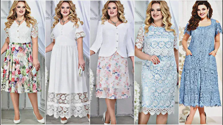 КРУЖЕВНЫЕ ПЛАТЬЯ ! Летняя женская одежда для ПОЛНЫХ женщин ! Белорусский трикотаж !