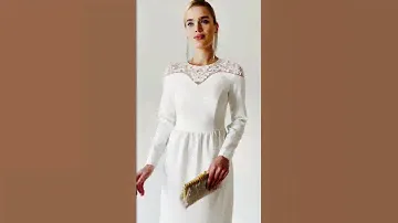 Нарядное белое платье от Бренда URS. #одежда #fashion #юрс