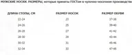 "Белорусские" носки мужские сетка черные