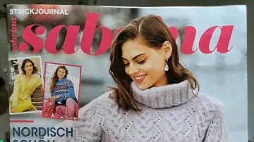 "САБРІНА" 01/2024 🇺🇦🇩🇪Огляд журналу по в'язанню ✨ 🧶