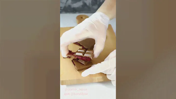 Шоколад с начинкой внутри. Видео МК
