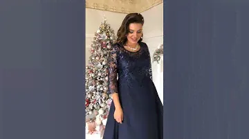 Нарядное платье выполнено из гипюра и шифона. Mira Fashion 3978-7