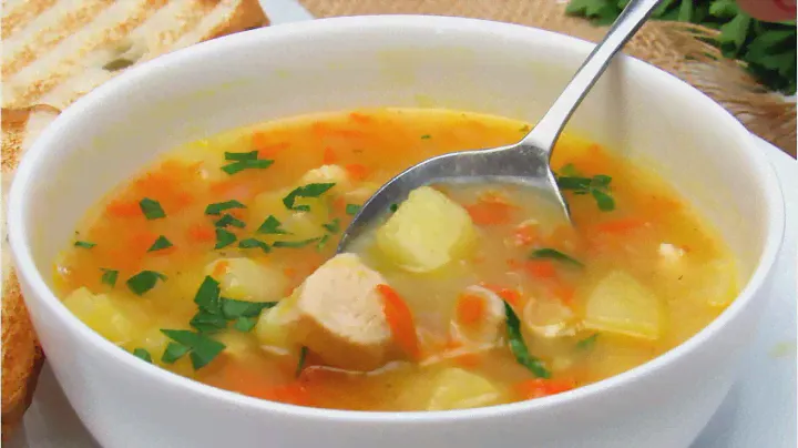 Вкусный Гороховый суп из брикета ☆ Рецепт Как приготовить быстрый гороховый суп с курицей