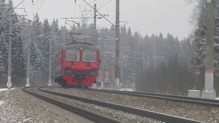 ЭД4М-0242 перегон Дорохово-Тучково