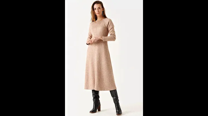 Платье из Белоруссии бренда Elletto LIFE, модель 1862 бежевый #белорусскаяодежда #трикотажноеплатье