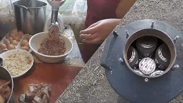 Паштет со свиной головы в автоклаве.