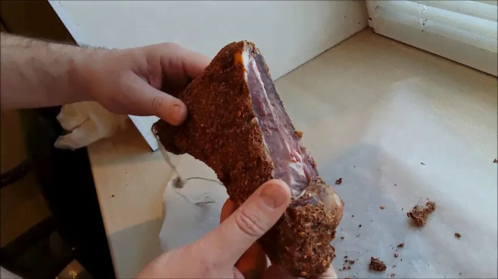 Вяленая свиная нога. Хамон. Бастурма. / Dried pork leg