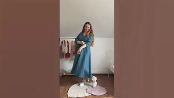 Сшила себе платье из льна из магазина @TKANILAND