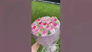 Онлайн курс по тюльпанам из зефира «Тюльпаны со вкусом». 2 рецепта: на пюре и на свежевыжатом соке.
