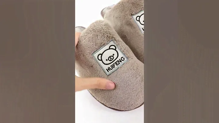 Мужские теплые домашние тапочки Bear